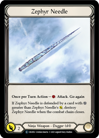 Zephyr Needle [U-CRU052] (Crucible of War Unlimited) Unlimited Normal 