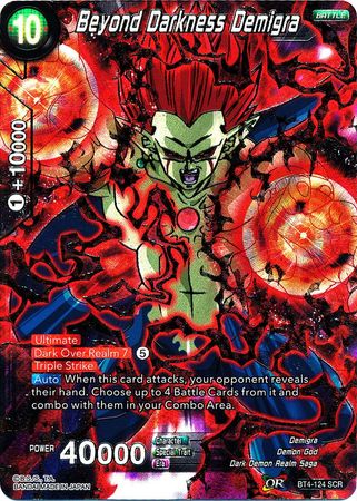 Beyond Darkness Demigra (BT4-124) [Colossal Warfare] 