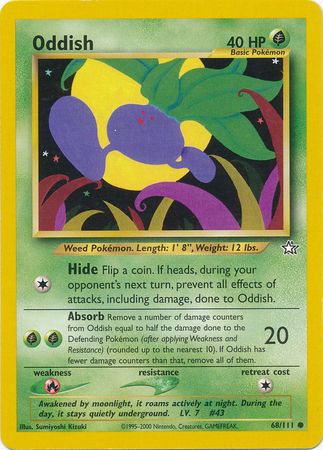 Oddish (68/111) [Neo Genesis Unlimited] 