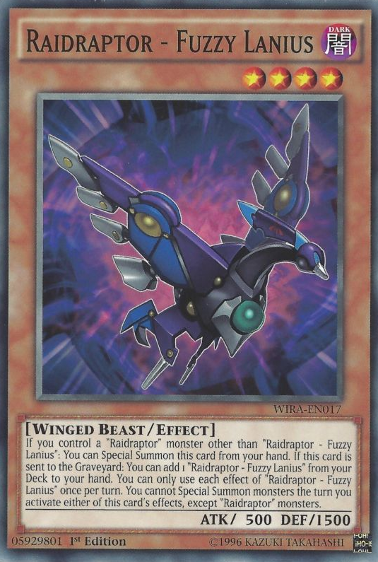 Raidraptor - Fuzzy Lanius [WIRA-EN017] Common 