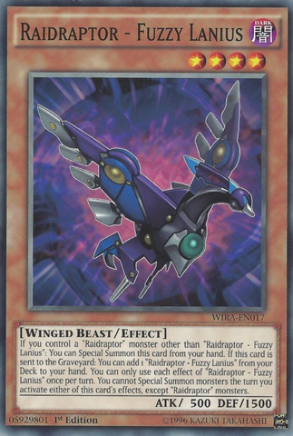 Raidraptor - Fuzzy Lanius [WIRA-EN017] Common 