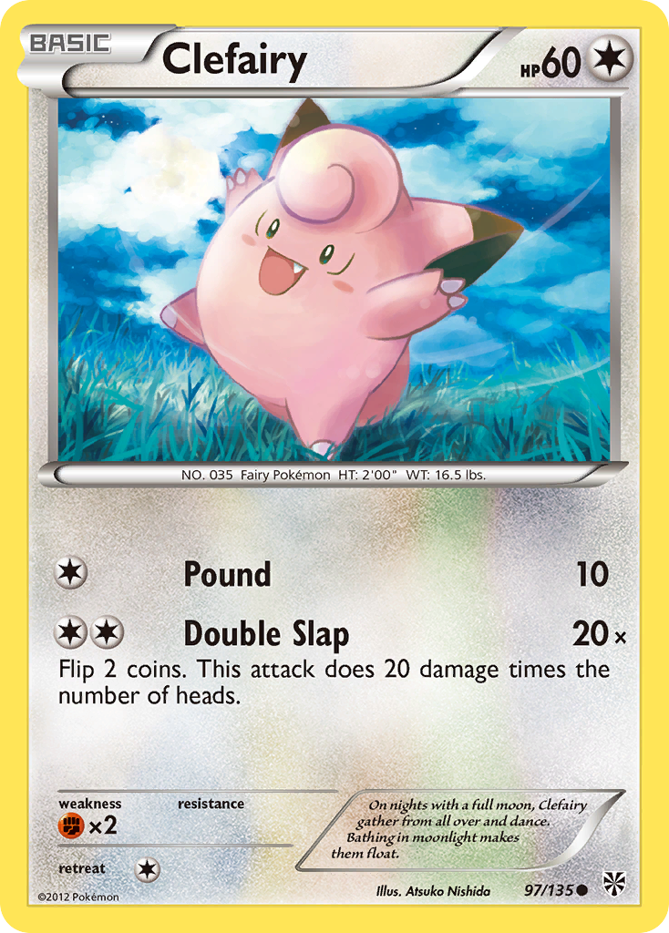 Clefairy (97/135) [Black &amp; White: Plasma Storm] 