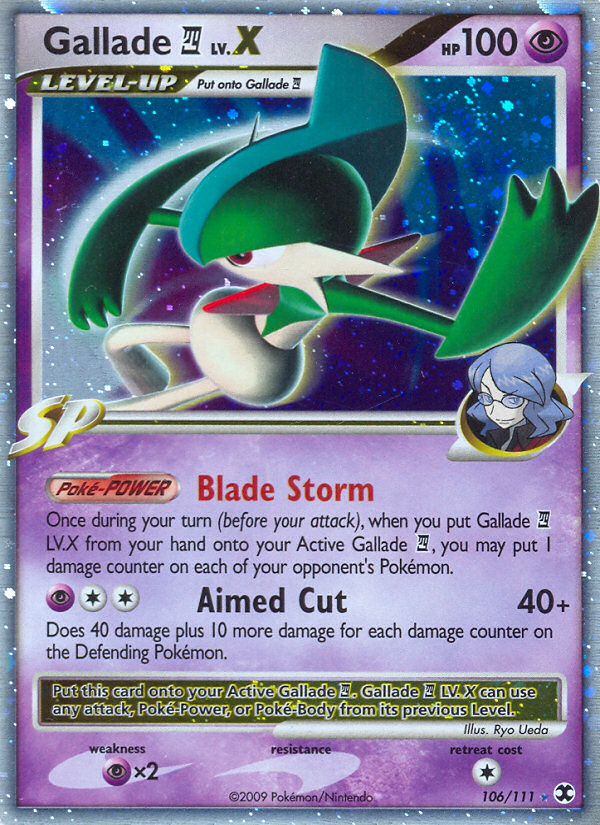 Gallade LV.X (106/111) [Platinum: Rising Rivals] 
