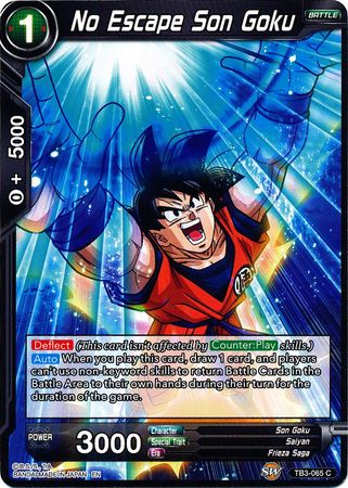 No Escape Son Goku (TB3-065) [Clash of Fates] 