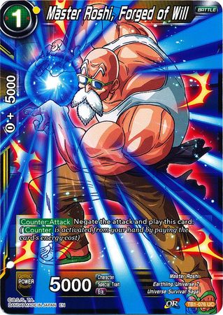 Master Roshi, Forged of Will (Alternate Art) (TB1-076) [Special Anniversary Set] 
