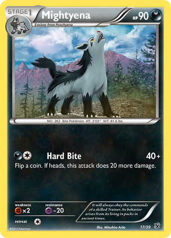 Mightyena (17/39) [XY: Kalos Starter Set] 