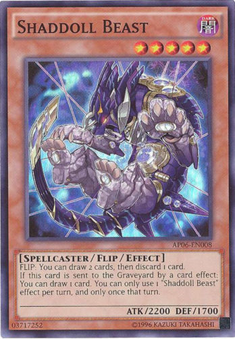 Shaddoll Beast [AP06-EN008] Super Rare 