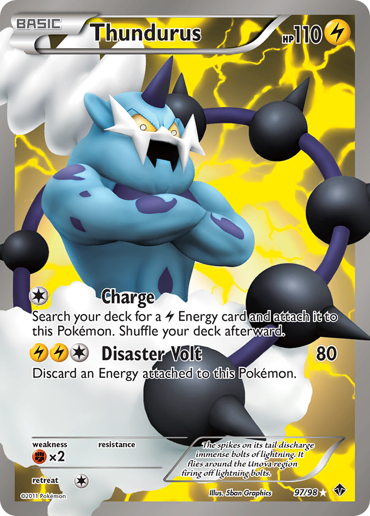 Thundurus (97/98) [Black &amp; White: Emerging Powers] 