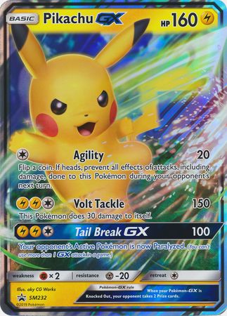 Pikachu GX (SM232) (Jumbo Card) [Sun &amp; Moon: Black Star Promos] 