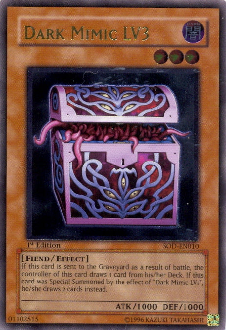 Dark Mimic LV3 [SOD-EN010] Ultimate Rare 