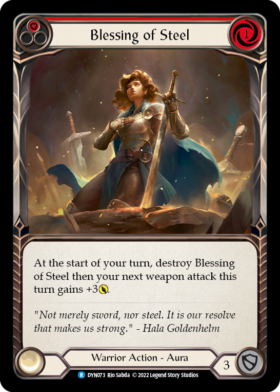 Blessing of Steel (Red) [DYN073] (Dynasty) 