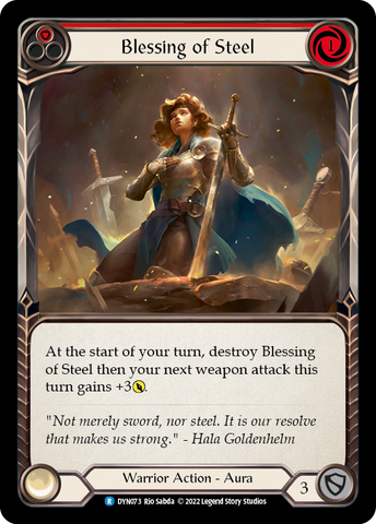 Blessing of Steel (Red) [DYN073] (Dynasty) 