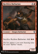 Reckless Barbarian [The List Reprints] 