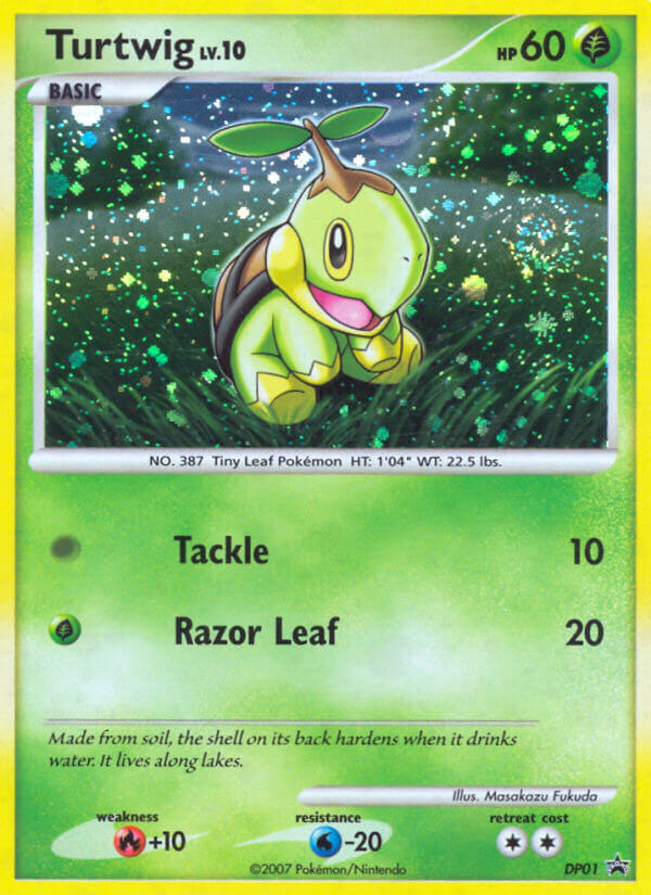 Turtwig (DP01) [Diamond &amp; Pearl: Black Star Promos] 