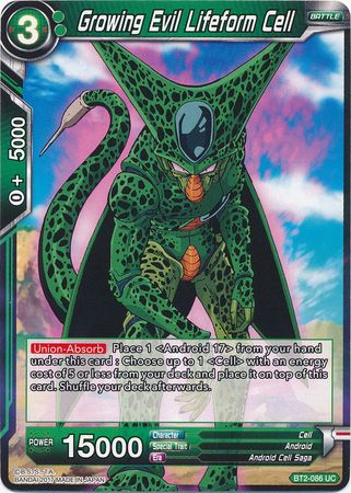 Growing Evil Lifeform Cell (BT2-086) [Union Force] 