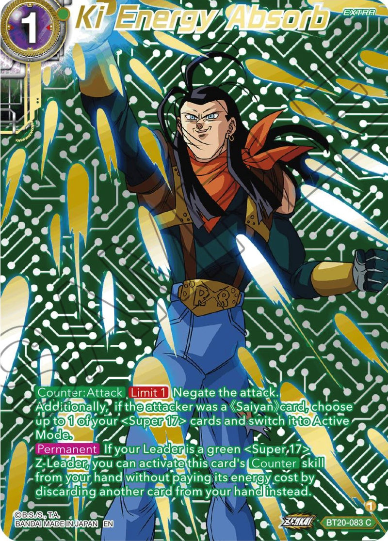 Ki Energy Absorb (Gold-Stamped) (BT20-083) [Power Absorbed] 