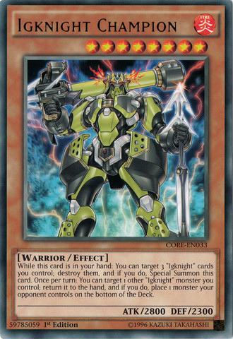 Igknight Champion [CORE-EN033] Rare 