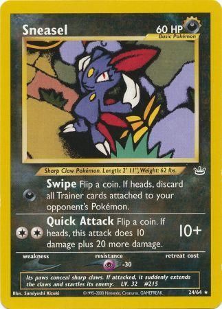 Sneasel (24/64) [Neo Revelation Unlimited] 