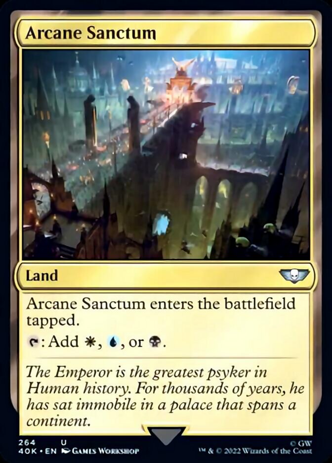 Arcane Sanctum (Surge Foil) [Warhammer 40,000] 