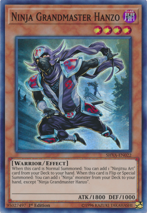 Ninja Grandmaster Hanzo [SHVA-EN022] Super Rare 