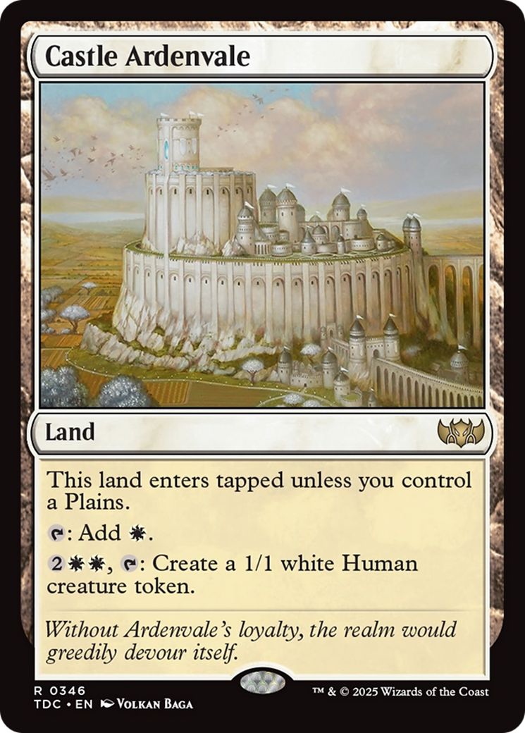 Castle Ardenvale [Tarkir: Dragonstorm Commander] 