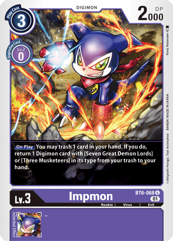 Impmon [BT6-068] [Double Diamond] 