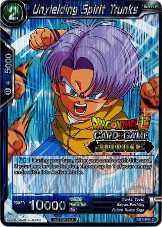 Unyielding Spirit Trunks (BT2-044) [Judge Promotion Cards] 