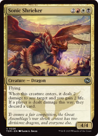 Sonic Shrieker [Tarkir: Dragonstorm] 