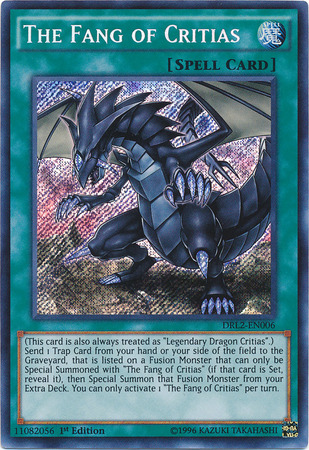 The Fang of Critias [DRL2-EN006] Secret Rare 