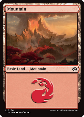 Mountain (0284) [Tarkir: Dragonstorm] 