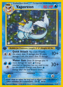 Vaporeon (12/64) [Jungle 1st Edition] 