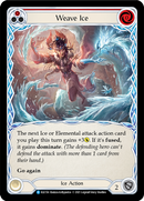 Weave Ice (Red) [ELE154] (Tales of Aria) 1st Edition Rainbow Foil 