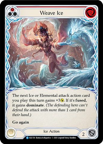 Weave Ice (Red) [ELE154] (Tales of Aria) 1st Edition Normal 