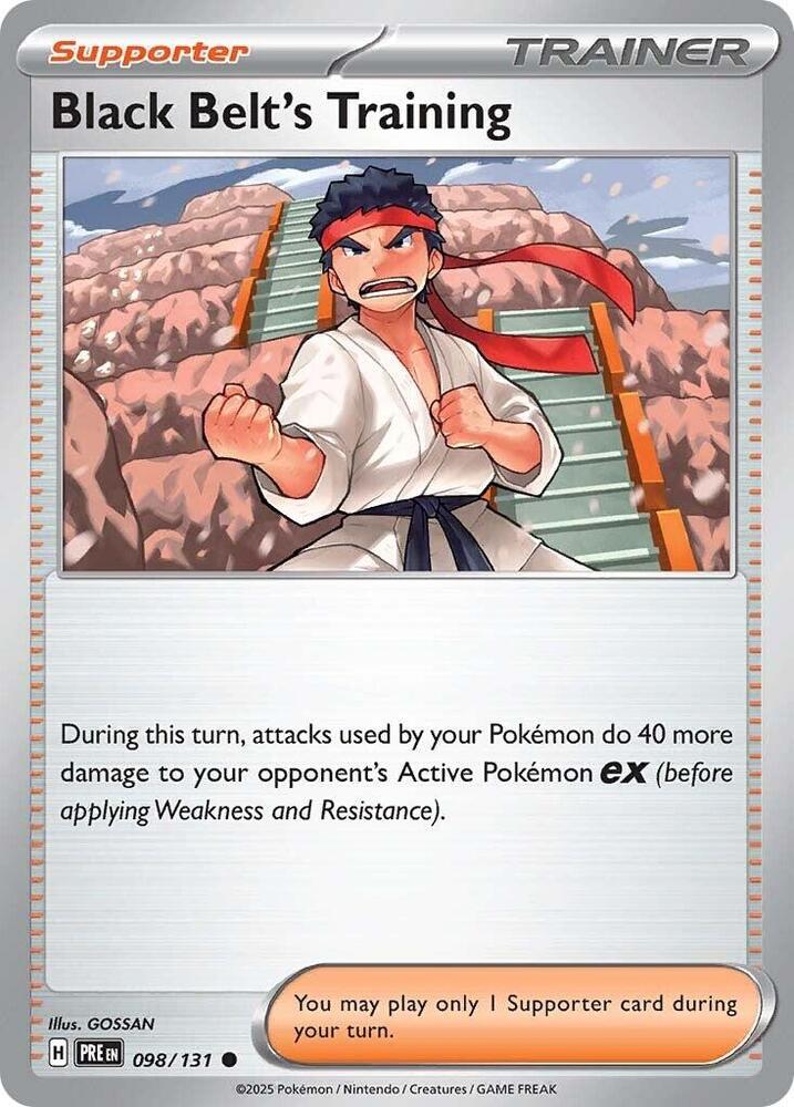 Black Belt's Training (098/131) [Scarlet &amp; Violet: Prismatic Evolutions] 
