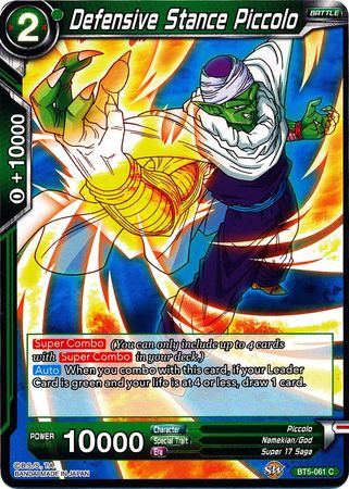 Defensive Stance Piccolo (BT5-061) [Miraculous Revival] 