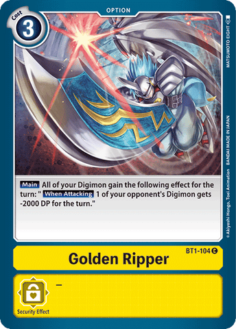 Golden Ripper [BT1-104] [Release Special Booster Ver.1.0] 