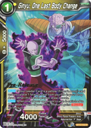 Ginyu, One Last Body Change (BT12-105) [Vicious Rejuvenation Prerelease Promos] 