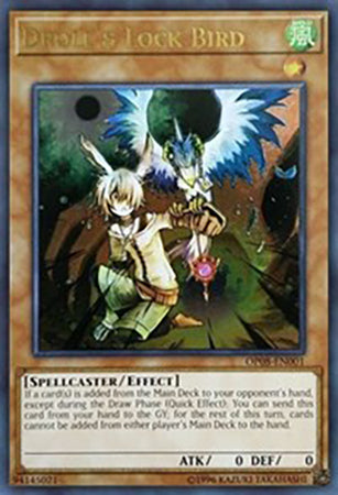 Droll &amp; Lock Bird [OP08-EN001] Ultimate Rare 