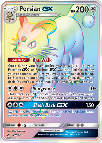 Persian GX (227/214) [Sun &amp; Moon: Unbroken Bonds] 