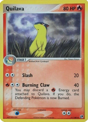 Quilava (51/100) [EX: Battle Stadium] 