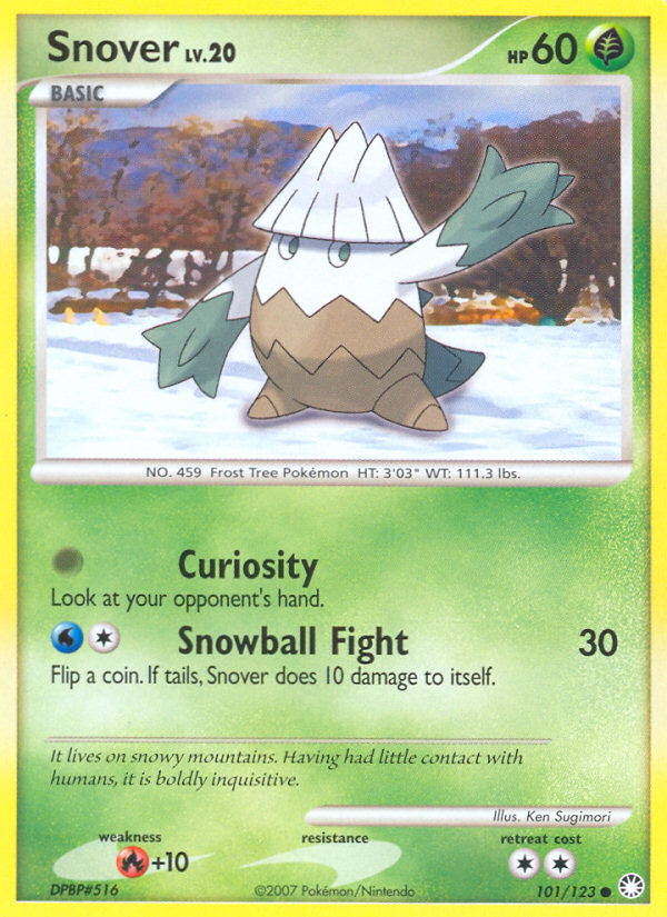 Snover (101/123) [Diamond &amp; Pearl: Mysterious Treasures] 
