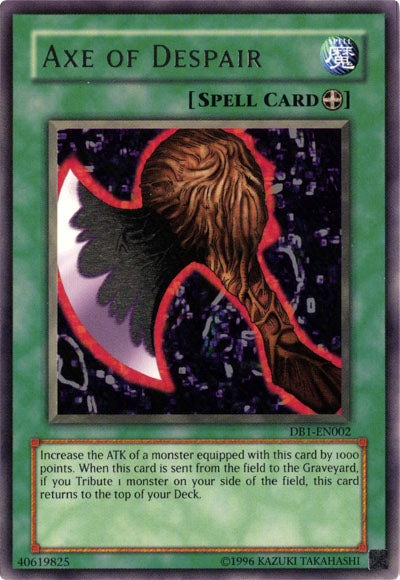 Ax of Despair [DB1-EN002] Rare 