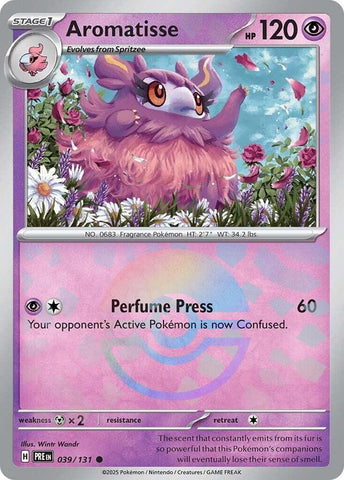 Aromatisse (039/131) (Poke Ball Pattern) [Scarlet &amp; Violet: Prismatic Evolutions] 