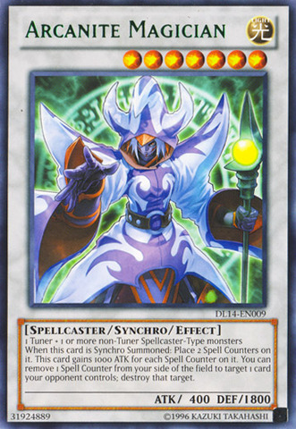 Arcanite Magician (Green) [DL14-EN009] Rare 