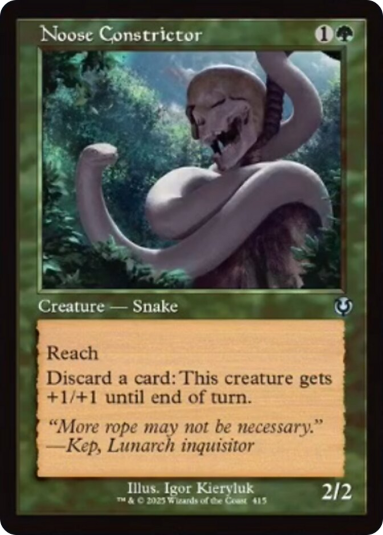 Noose Constrictor (cadre rétro) [Innistrad Remastered] 