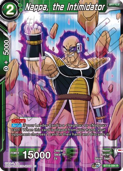 Nappa, the Intimidator (BT15-084) [Saiyan Showdown]