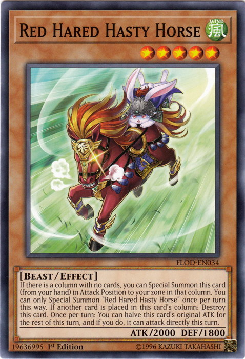Red Hared Hasty Horse [FLOD-EN034] Short Print 