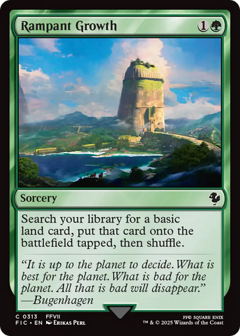 Rampant Growth [FINAL FANTASY Commander] 