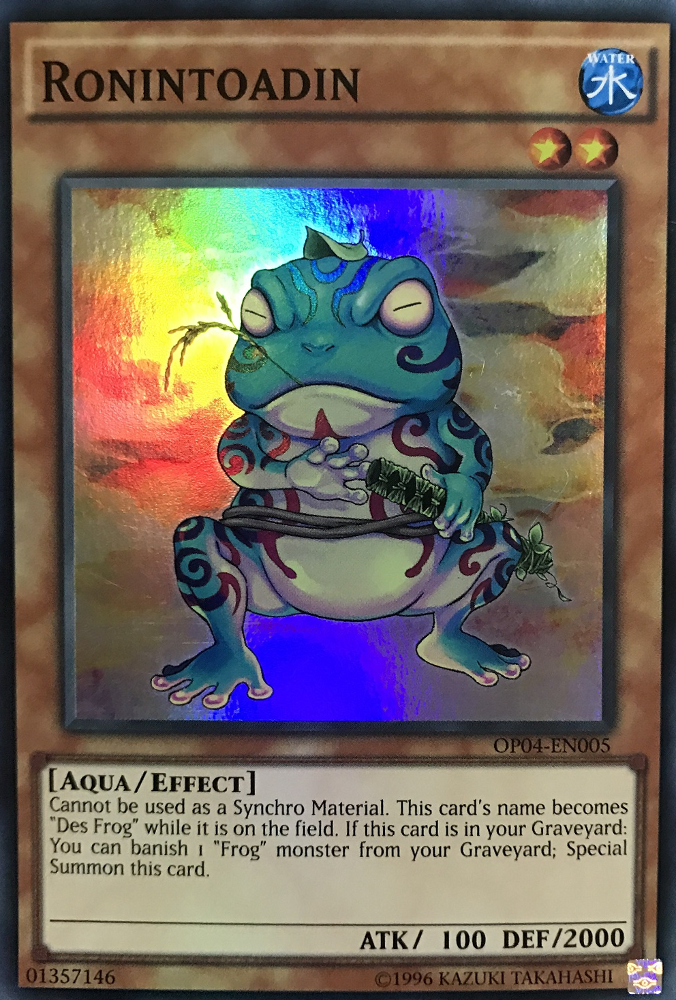 Ronintoadin [OP04-EN005] Super Rare 