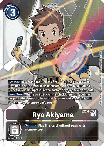 Ryo Akiyama [EX2-062] (Alternate Art) [Digital Hazard] 